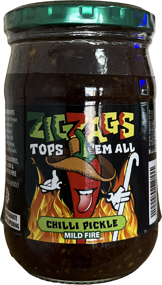 ZigZags Tops em All, Chilli Pickle, Mild Fire