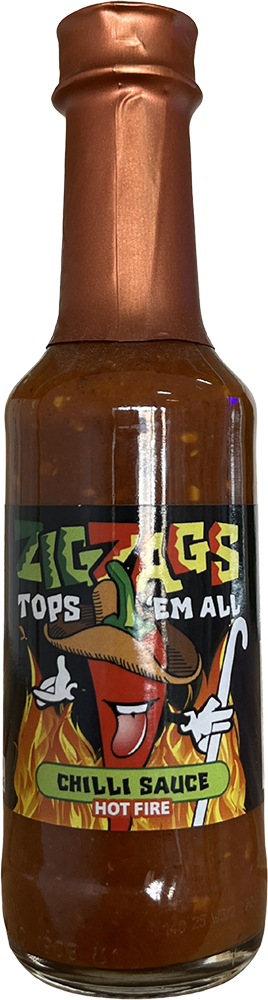 ZigZags Tops em All, Chilli Sauce, Hot Fire
