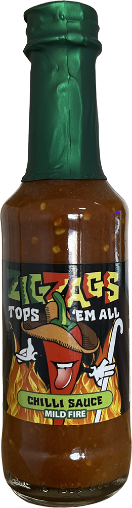 ZigZags Tops em All, Chilli Sauce, Mild Fire